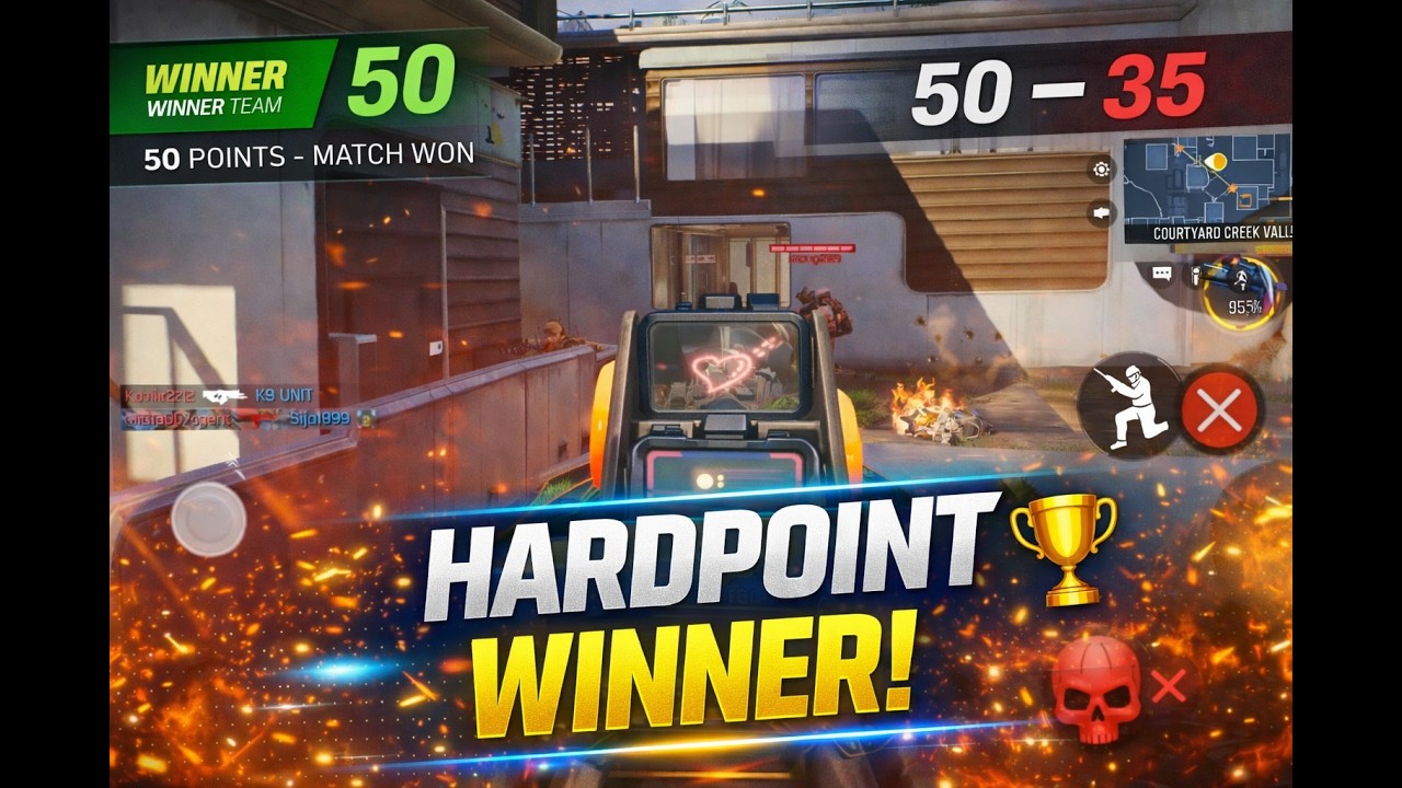 Clutched the Hardpoint! 😈 50 Points = WIN 🏆