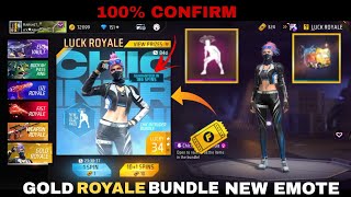Free Fire New Gold Royale Today 🔥 | Gold Royale Female Bundle | Free Fire New Event | ff new event😱