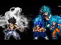 Gogeta tp v3 opall form vs fusion vegito goku  vegeta op in jump force mugen