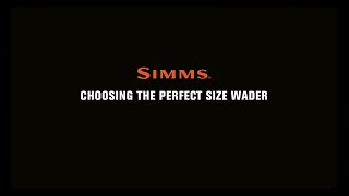 How To Choose Your Simms Wader Size | Manic Tackle Project