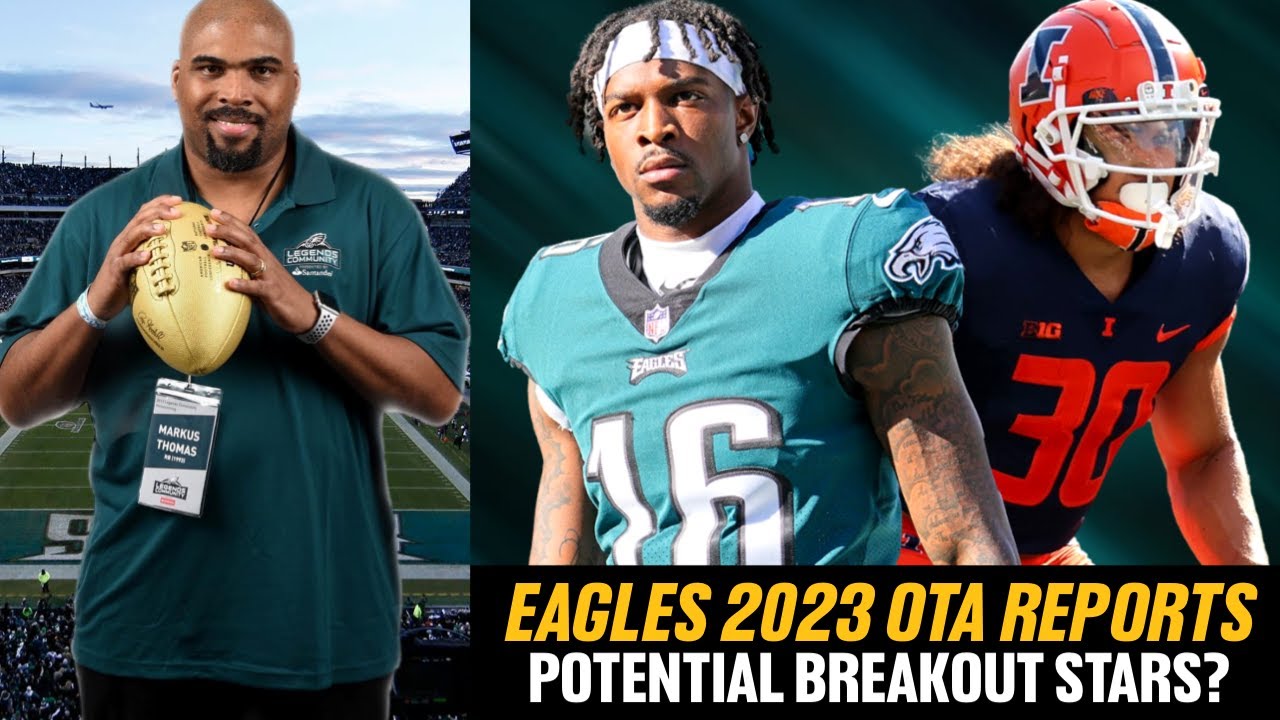 Philadelphia Eagles 2023 OTA REPORT & UPDATES Quez Watkins & Sydney