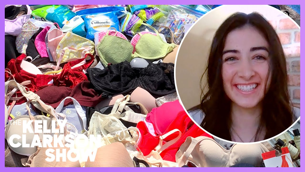TikTokers Collect Bras & Feminine Products For People In Need YouTube
