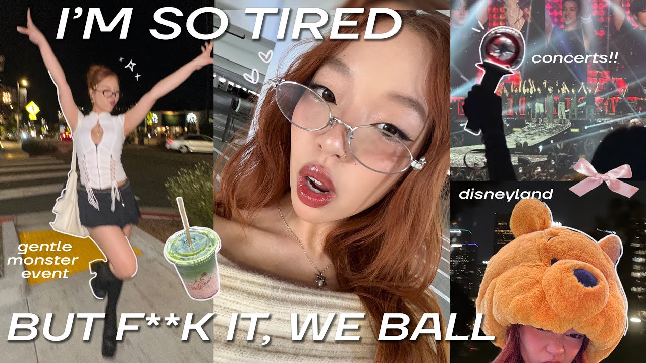 BUSY WEEK IN MY LIFE🐇 kpop concerts, disneyland, influencer event, home makeover, cute nails