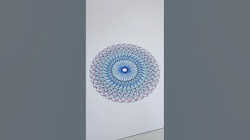 Amazing Design😮 #spirograph #shorts #tiktok #asmr #viral #satisfying #art #pattern #skills