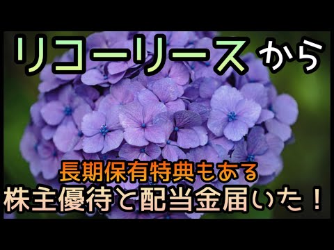 【株式投資】(8566)リコーリースから株主優待と配当金が届がいた