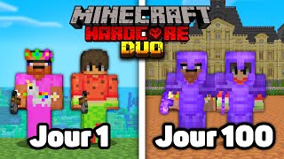 On a Survécu 100 jours en DUO sur Minecraft Hardcore