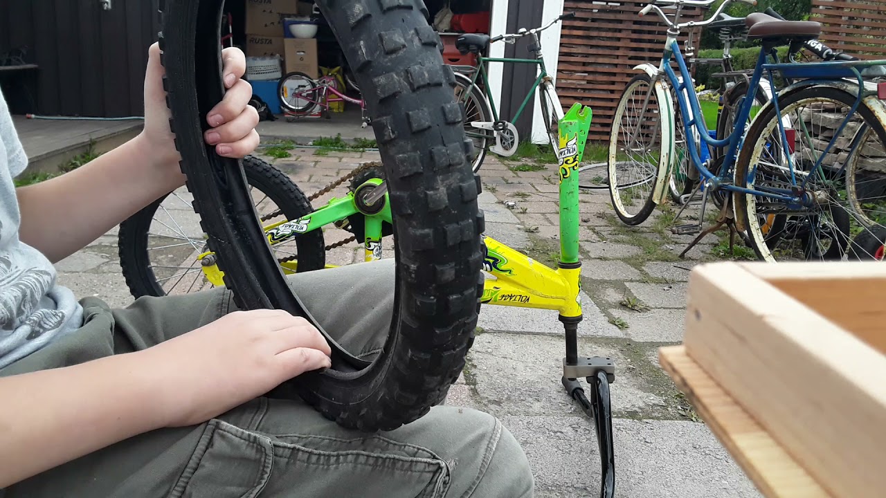hur man byter slang på en cykel (framhjul)