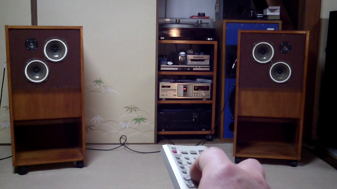 DIATONE KB 610H - Back loaded horn speaker - YouTube