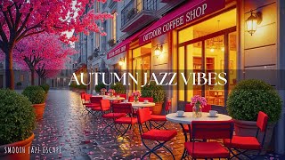 Outdoor Coffee Shop Jazz ☕🌸 | Smooth Relaxing Jazz Music for Work, Study & Chill