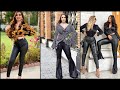 Leather Look  - Leather Pants - PVC, Leather, Faux Leather Leggings, Latex Leggings - Lookbook