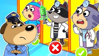 😡Stop, Thief! Mr. Robbins Became a Doctor 😷 to Escape the Police 🚔 Stories for Kids by Fire Spike 🔥