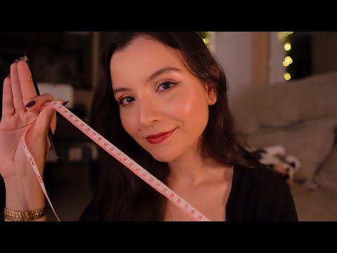 ASMR imprevisível (medições, siga instruções, anotações, toques na tela, tracing)