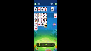 Solitaire Klondike Fish (by Solitaire Aquarium) -  classic card game for Android and iOS - gameplay. screenshot 4