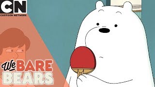 We Bare Bears | Ice Bear Owns at Ping Pong | Cartoon Network