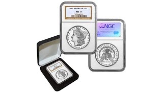 1887 MS64 NGC PMint Morgan Silver Dollar