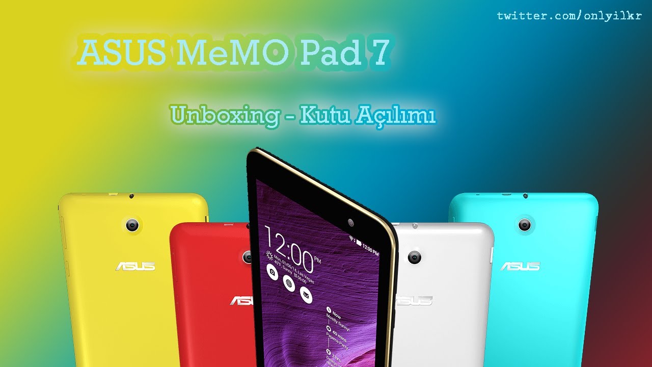 ASUS MeMO Pad 7 Unboxing Kutu Açılımı (ME176C) (Subtitle) YouTube