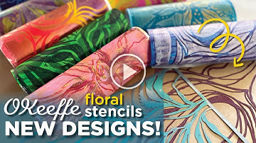 NEW STENCIL designs inspired by Georgia O