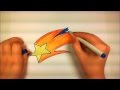 Learn how to draw an easy shooting star  icanhazdraw