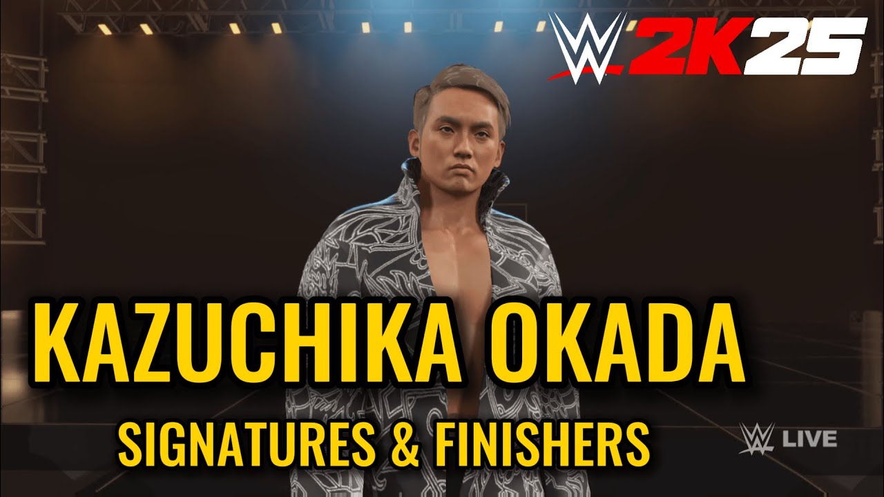 WWE 2K25 Kazuchika Okada (Creation) Signature and Finisher Moves 