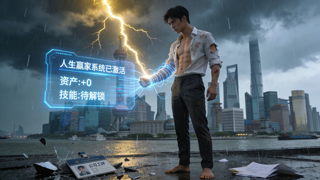 他被一腳踢出公司時激活了人生贏家系統，如今開著柯尼塞格出入外灘，連金融大鱷都跪求他手下留情！#首發新劇 #無腦劇 #完結短劇