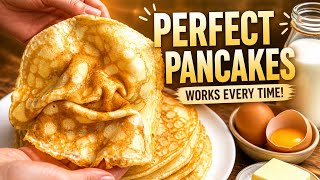 Perfect homemade pancakes | Soft & thin crepes recipe 🥞 screenshot 4