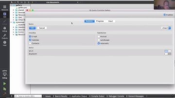 Gallery and style example demos with Qt Creator in C++