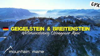Geigelstein & Breitenstein | Winter hike on secluded trails | Chiemgau