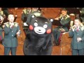 くまモン!陸自第8師団復興記念コンサートに登場☆ くまもとサプライズ&ふるさと