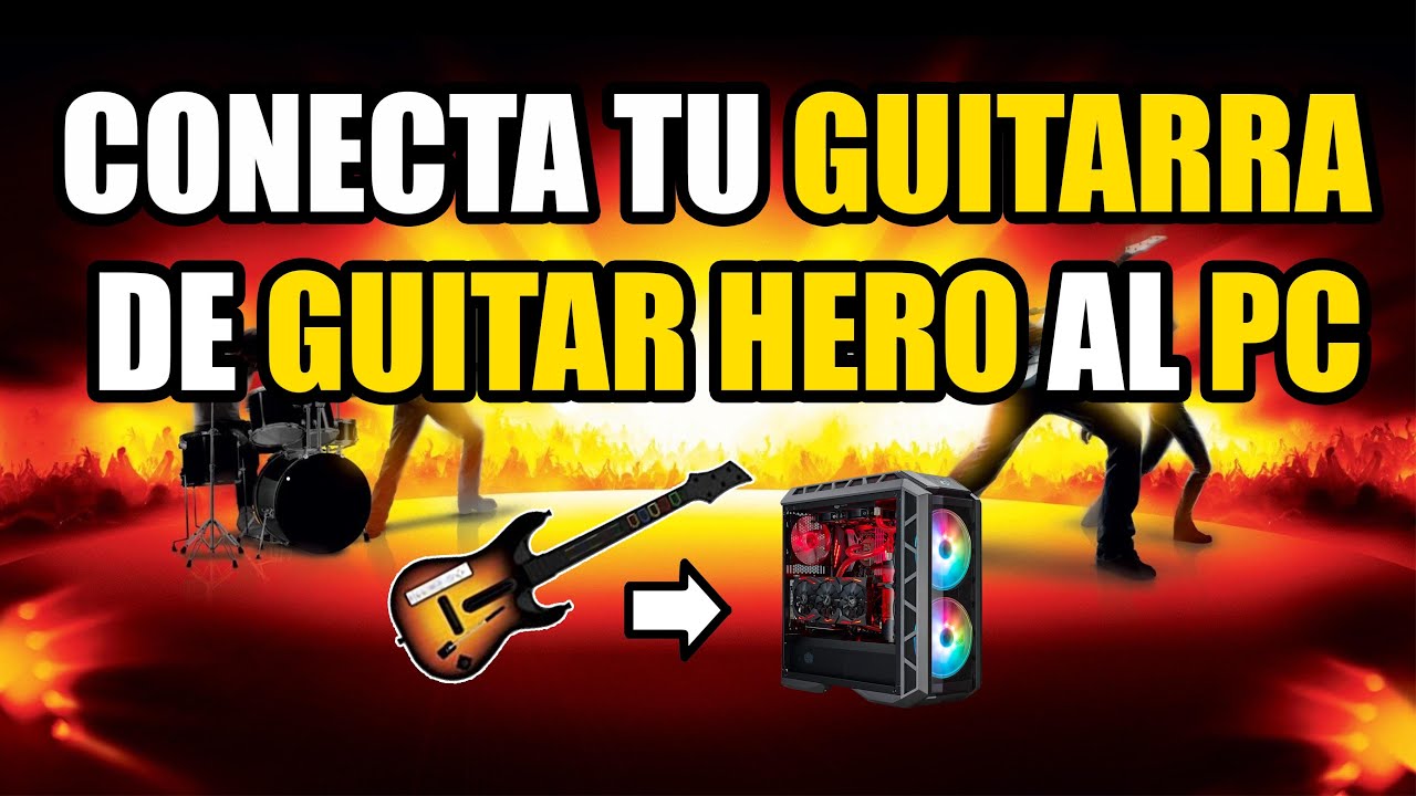Como Conectar Una Guitarra De Guitar Hero A La Pc