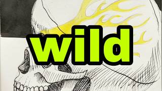 inktober day 16 wild - theartproject(2019) chad brown