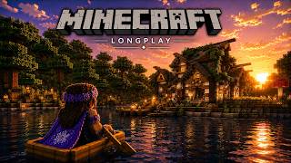✨Minecraft RELAX Longplay  😌 – House Building Survival (No Commentary)