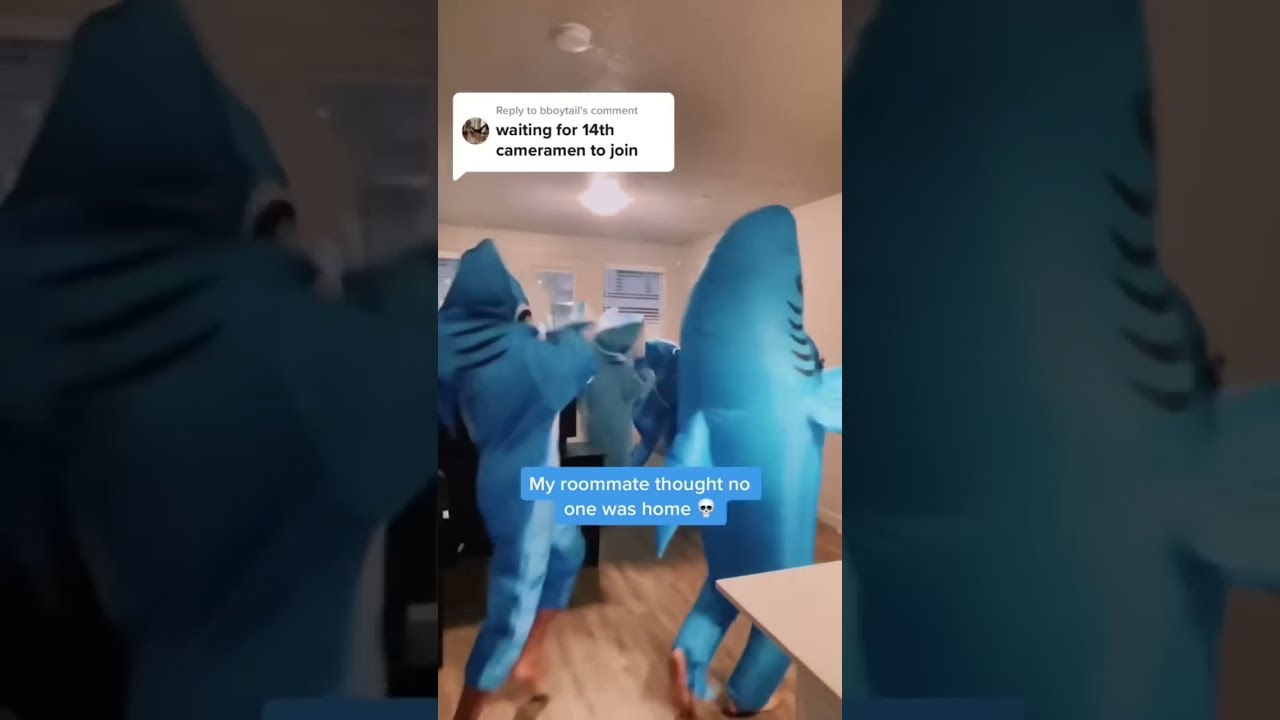 14th Cameraman Joins DancingSharks LeftShark KatyPerry CaliforniaGurls SharkGuy DancingShark