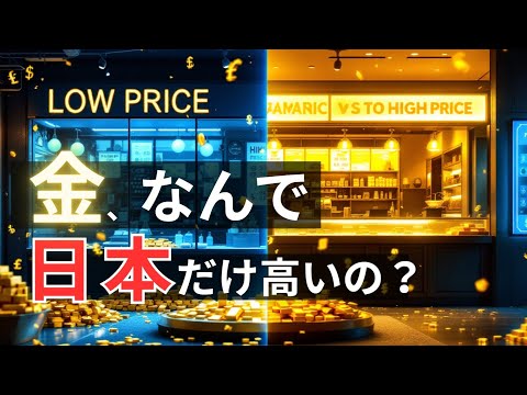 金の値段、なぜ日本だけ高いのか？為替と現物の“ズレ”を解説