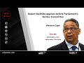 Ref:h-eMI99t2e8 Robert mcbride appears before parliament s ad hoc committee | 20 january 2026