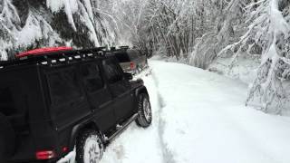 Eric Stuck G550 High Rocks Snow Run With Gitout 2015