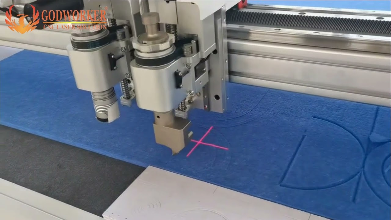 [Godworker] Pet panel groove cutting, 1630 digital knife cutting machine