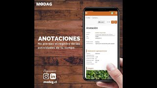 ¿Qué tipo de anotaciones puedo realizar en MODAG? screenshot 5