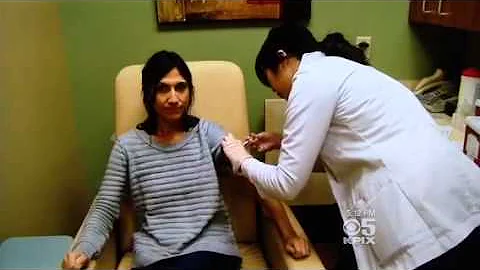Gina & Jason Flu Shot News Story