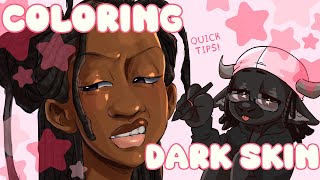Coloring Dark Skin Im Back
