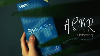 [ASMR] Unboxing OPPO Reno4 Pro – tech tingles, whispering, tapping screenshot 1