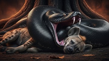 The Ultimate Face-Off: Hyena vs. Python—Who Survives the Deadly Encounter?"