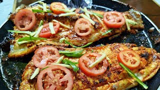 Tawa Fry Fish Recipe | How To Fry Fish On Pan