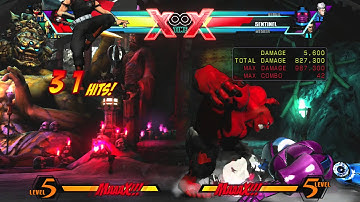 UMvC3 - Hulk Combo - 6 Gamma Charges, 1 mil