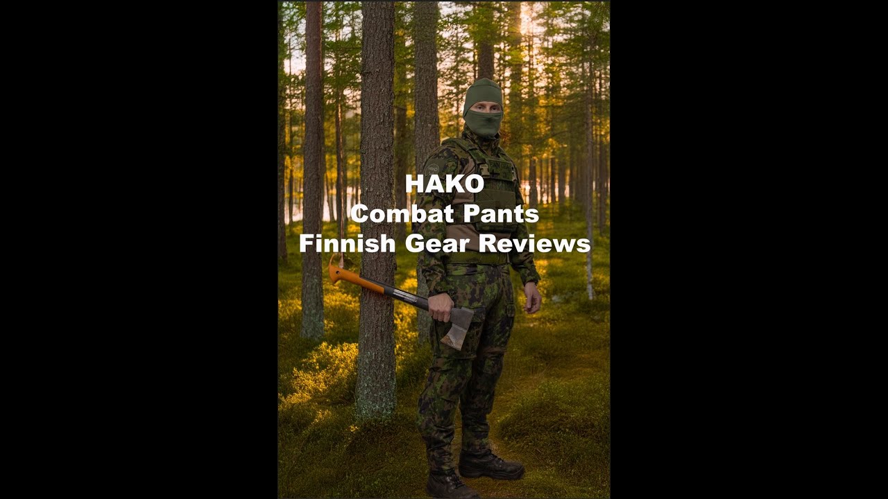 Hako Riot Gear Rid HAKO M05 Combat Pants - Finnish Gear Reviews - YouTube