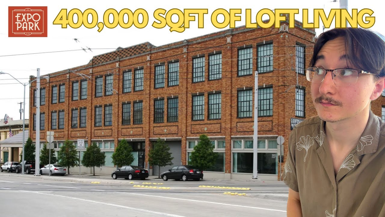 Expo Park Lofts  • Live/Work Dallas Loft Tour • Entire Building Floors Plans & History 