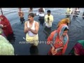 Worshipping the sun in india