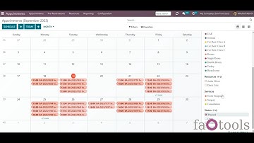 Odoo Universal Appointments and Time Reservations v16 by faOtools overview