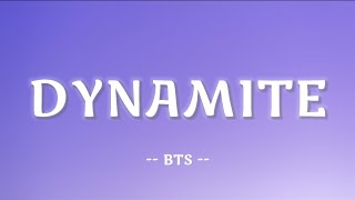 BTS - Dynamite | Lyrics 🎵