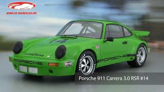 ck-modelcars-video: Porsche 911 Carrera 3.0 RSR #14, IROC Riverside 1973, Emerson Fittipaldi, WERK83