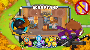Scrapyard [Primary Monkeys Only] Guide | No Monkey Knowledge | BTD 6 (2023 Updated) 4K